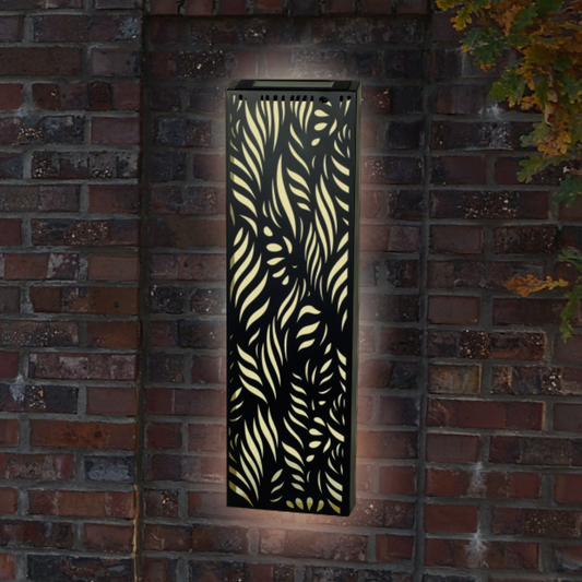 Metal Leaf Solar Wall Panel Small/Large