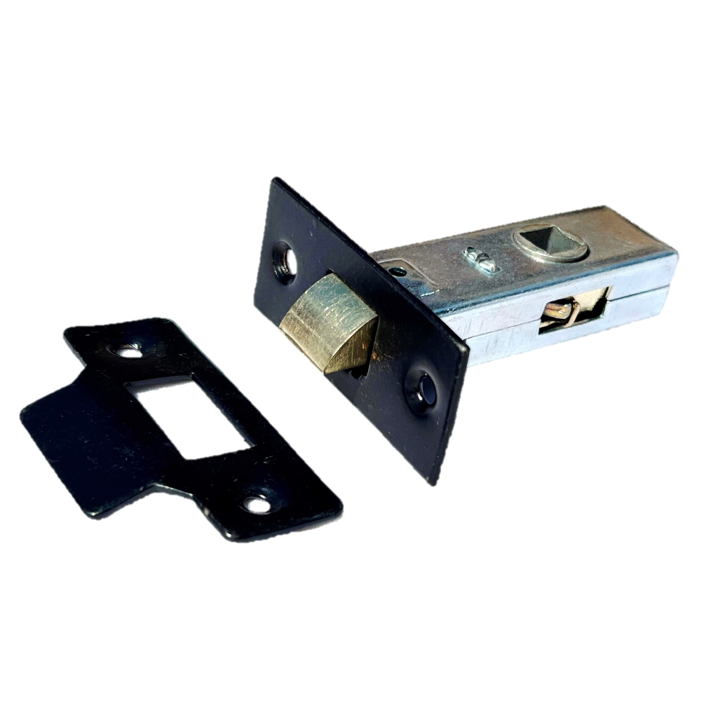 MORTICE TUBULAR LATCH 2.5" 63mm Internal Door Catch Handle BLACK 1-10