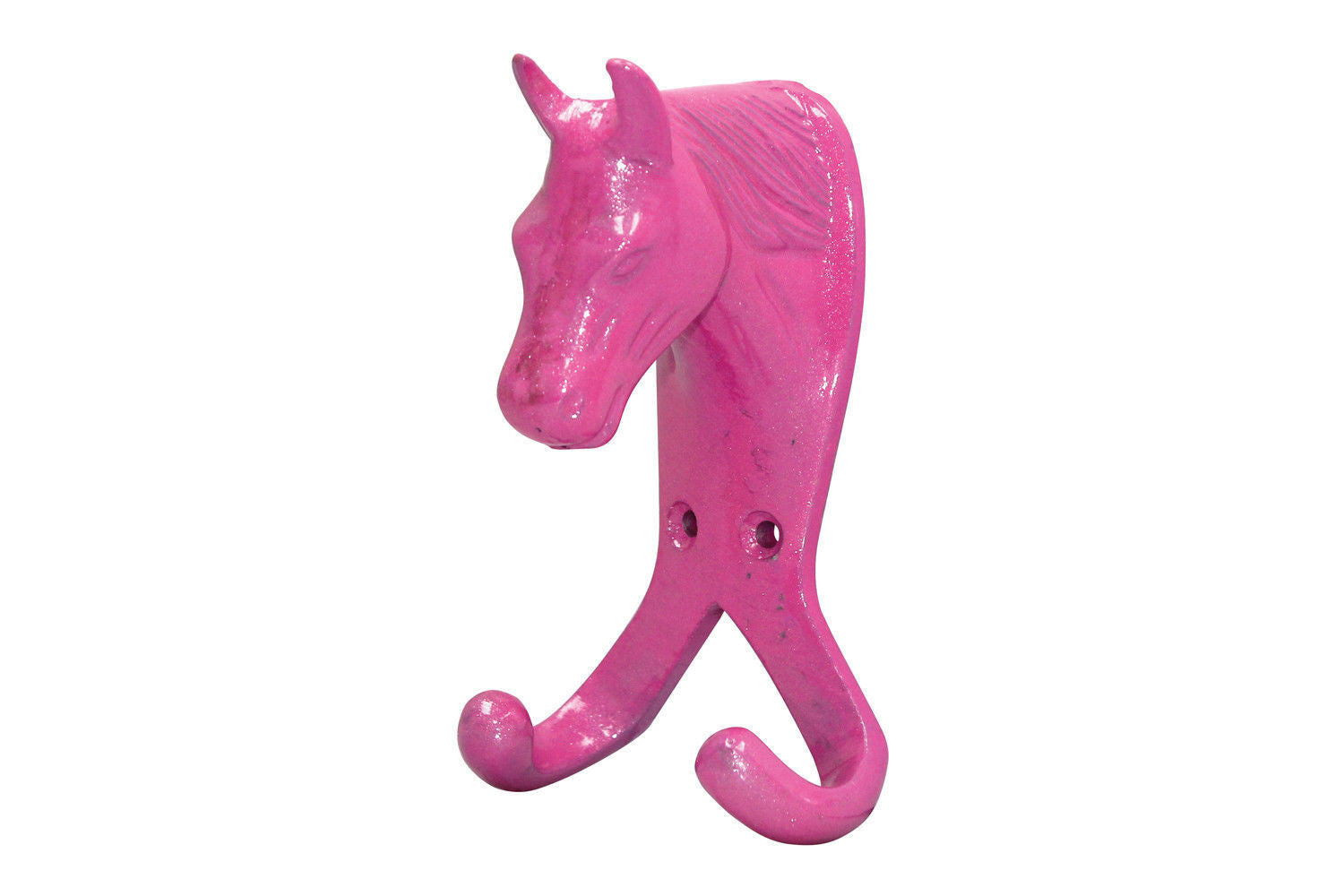 Perry Equestrian Horse Head Double Stable Wall Hook Coat Hook Horse Pony D1