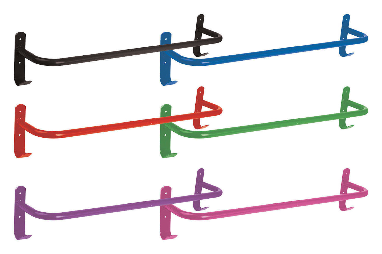 Perry Equestrian Rug Rail Horse Stable Yard Tack Room Accessories Colours D1