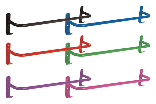 Perry Equestrian Rug Rail Horse Stable Yard Tack Room Accessories Colours D1