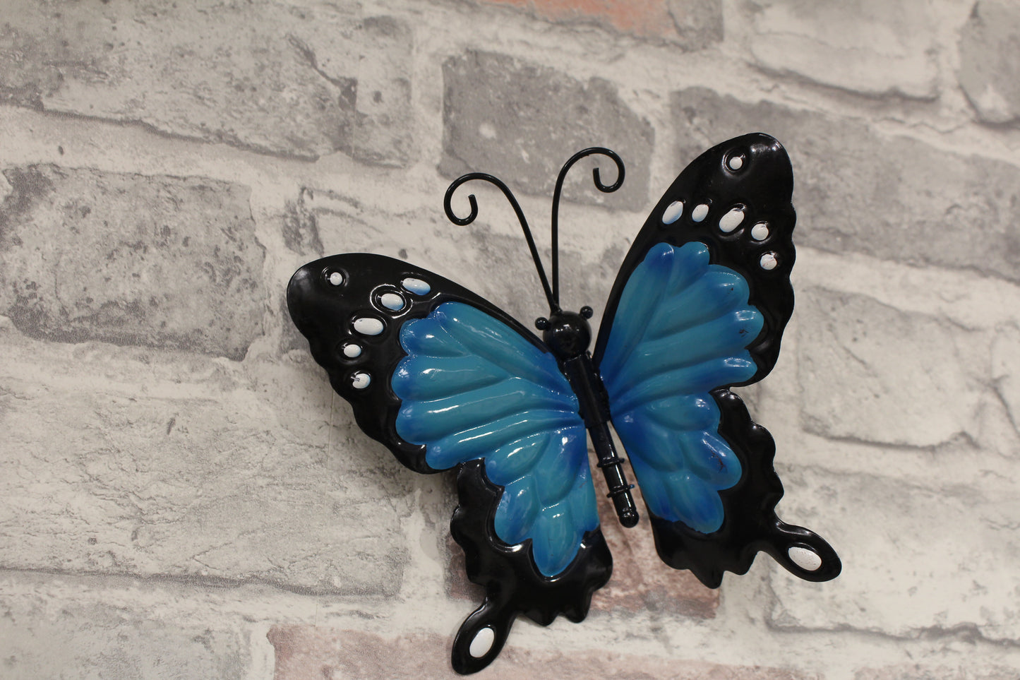 Metal Butterfly Red Orange Blue Purple