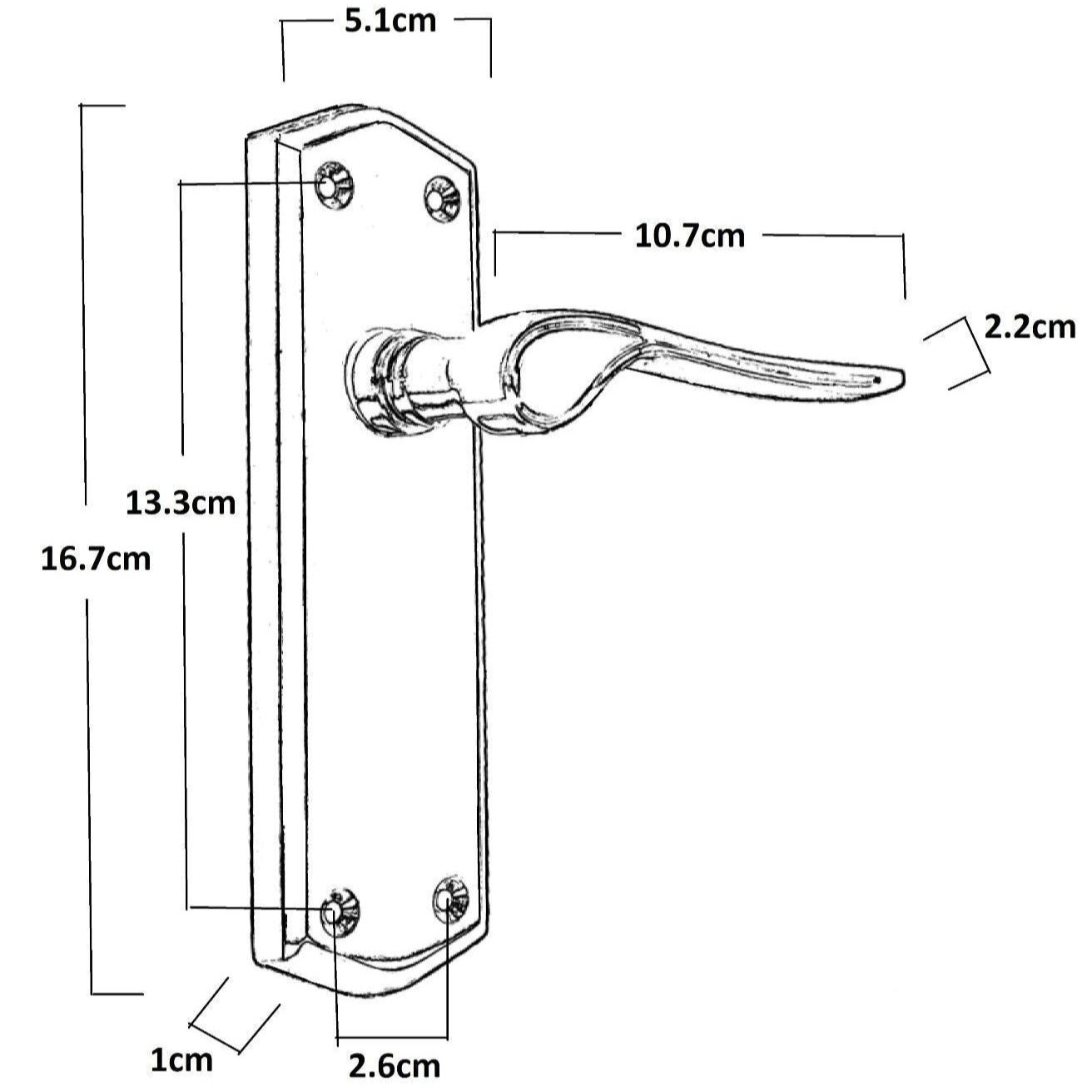 Door Handles Polished Chrome Stellar On Backplate Lever Latch Door Handles