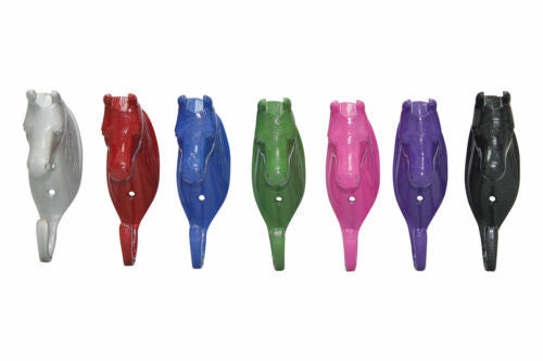 Perry Equestrian Horse Head Single Stable Wall Hook Coat Hook Horse Pony D1