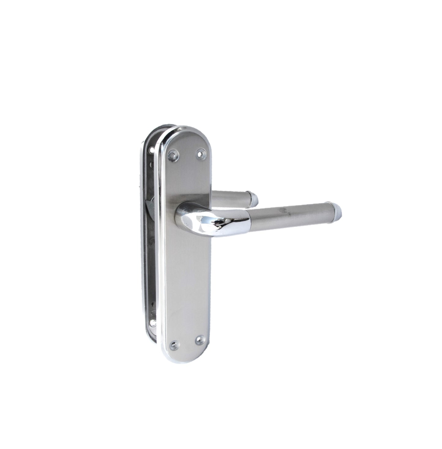 Door Handles Chrome Satin Two Tone Interior Lever Latch Marina Delux Modern D1