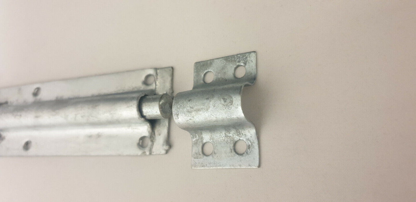 2 PACK 6" GALVANISED TOWER BOLT Gate Shed Slide Latch Lock Bolts Heavy Duty D1