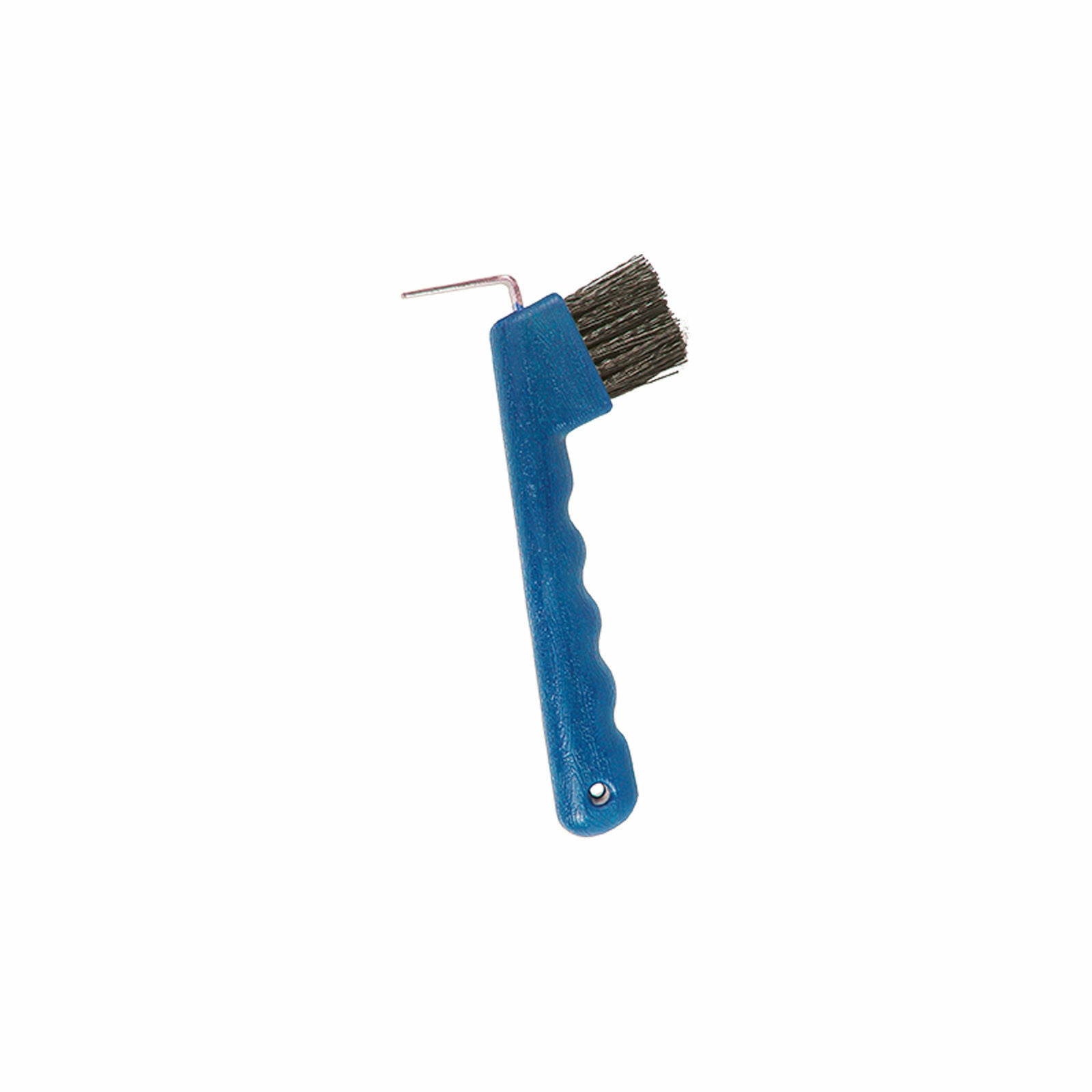 Perry Equestrian Hoof Pick With Brush & Wave Grip Handle Horse Pony D1