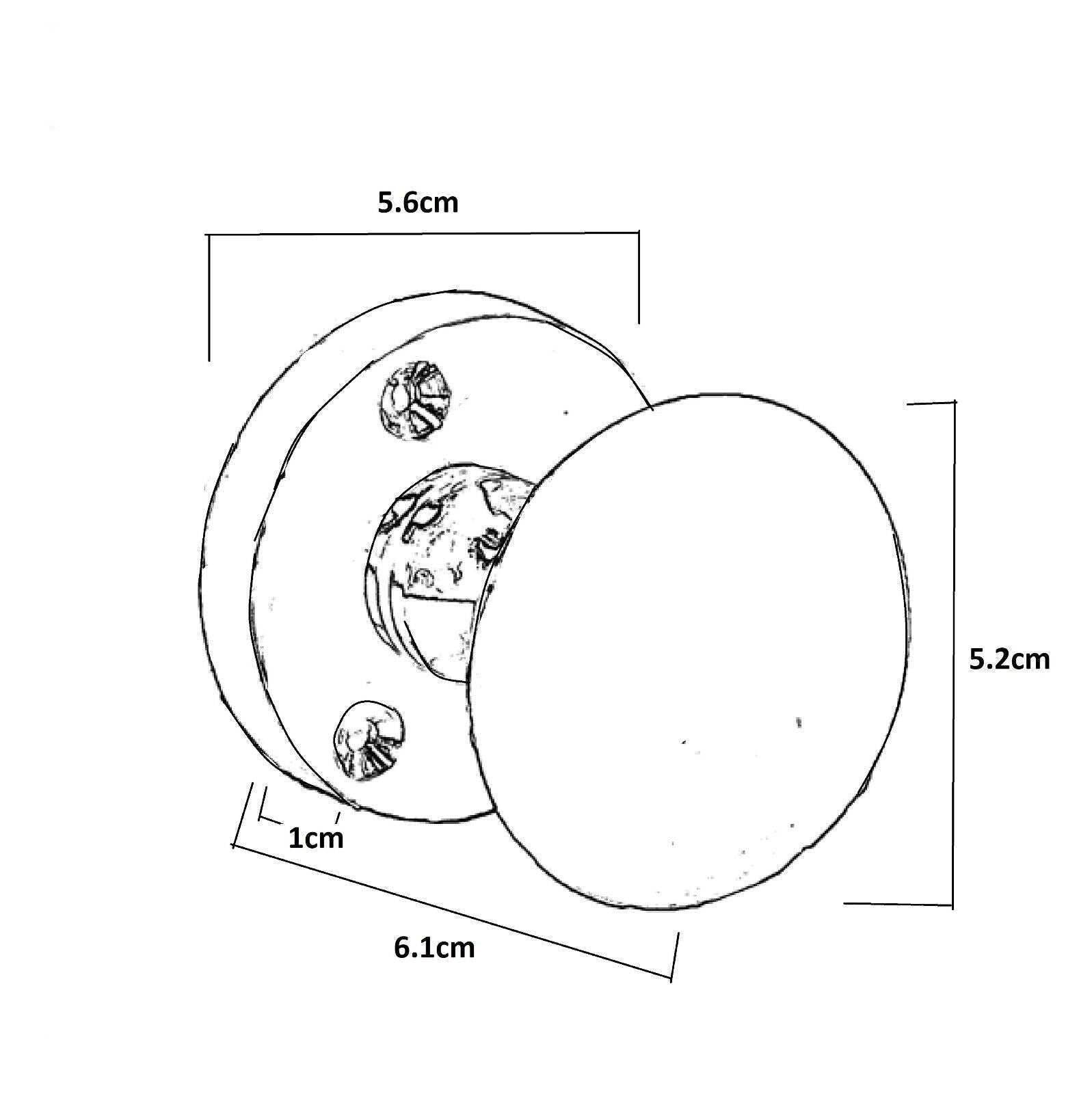 Mortice Victorian Door Knob Black Nickel inc Mortice Latch -  1 - 10 Door Packs