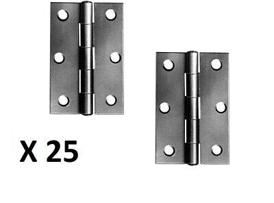 PERRY Self Colour Grade CE7 Certifire Fire Door Butt Hinge with Spun Pin D1