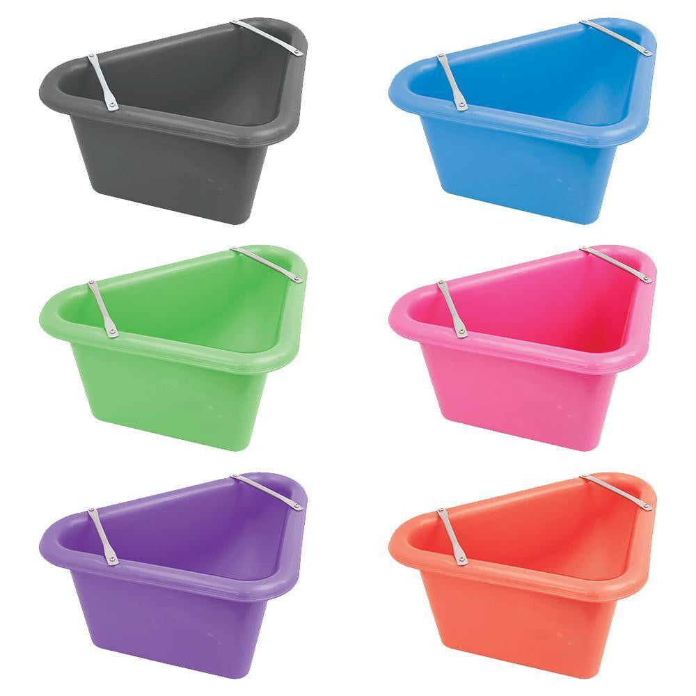 Perry Equestrian Triangular Feed Manger Stable Horse Water + Support Bracket