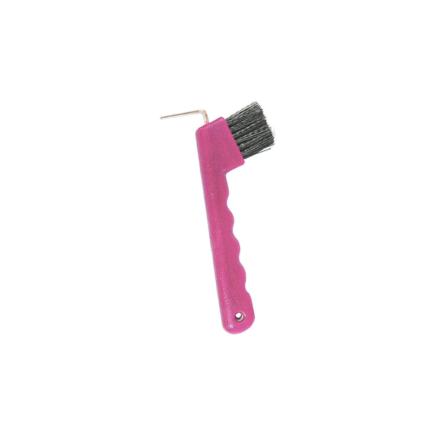 Perry Equestrian Hoof Pick With Brush & Wave Grip Handle Horse Pony D1