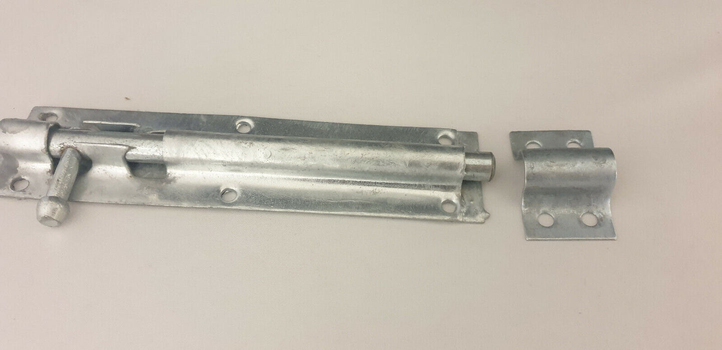 2 PACK 6" GALVANISED TOWER BOLT Gate Shed Slide Latch Lock Bolts Heavy Duty D1