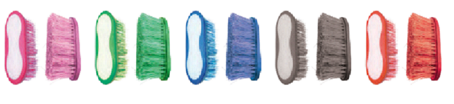 Perry Equestrian 40mm Bristle Grooming Colourful Dandy Brushes Horse Pony D1