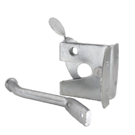 AUTO GATE LATCH CATCH GARDEN YARD GATE DOOR LOCK - GALVANISED FINISH