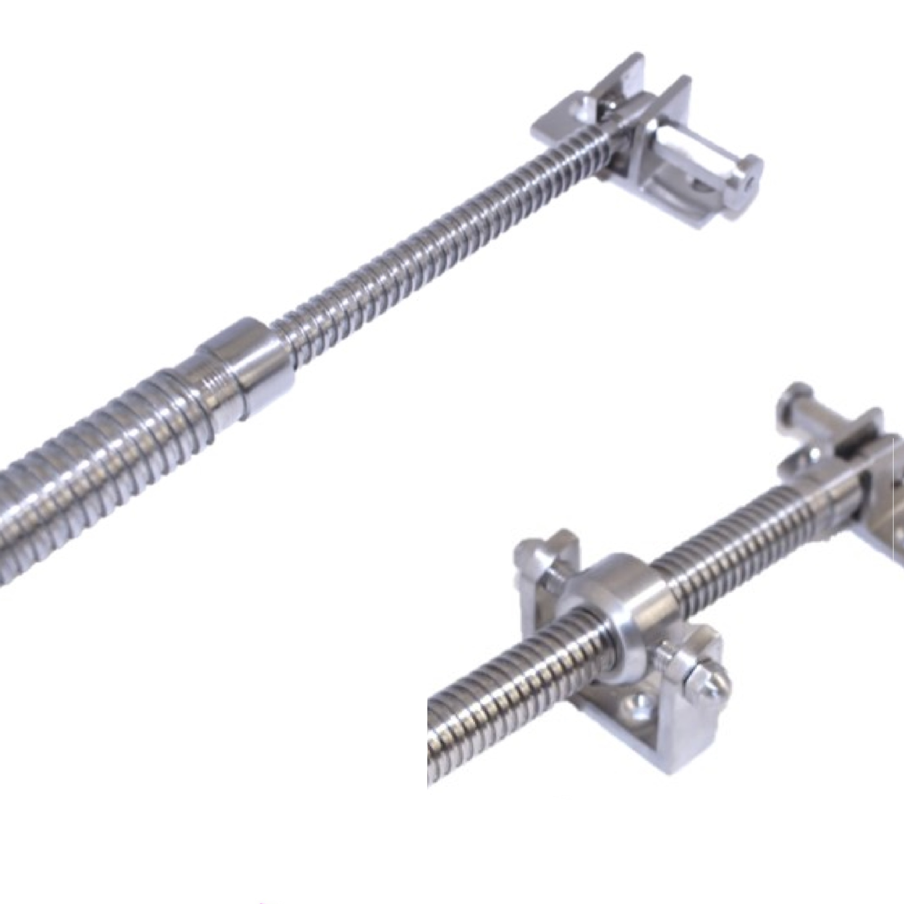 Satin Window Screw Jack Skylights 300mm TWIN THREAD D1