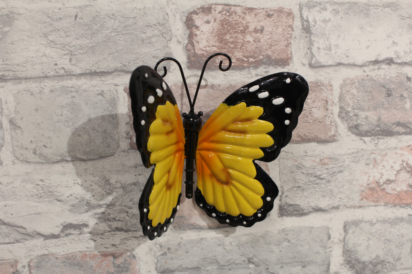 Metal Butterfly Red Orange Blue Purple