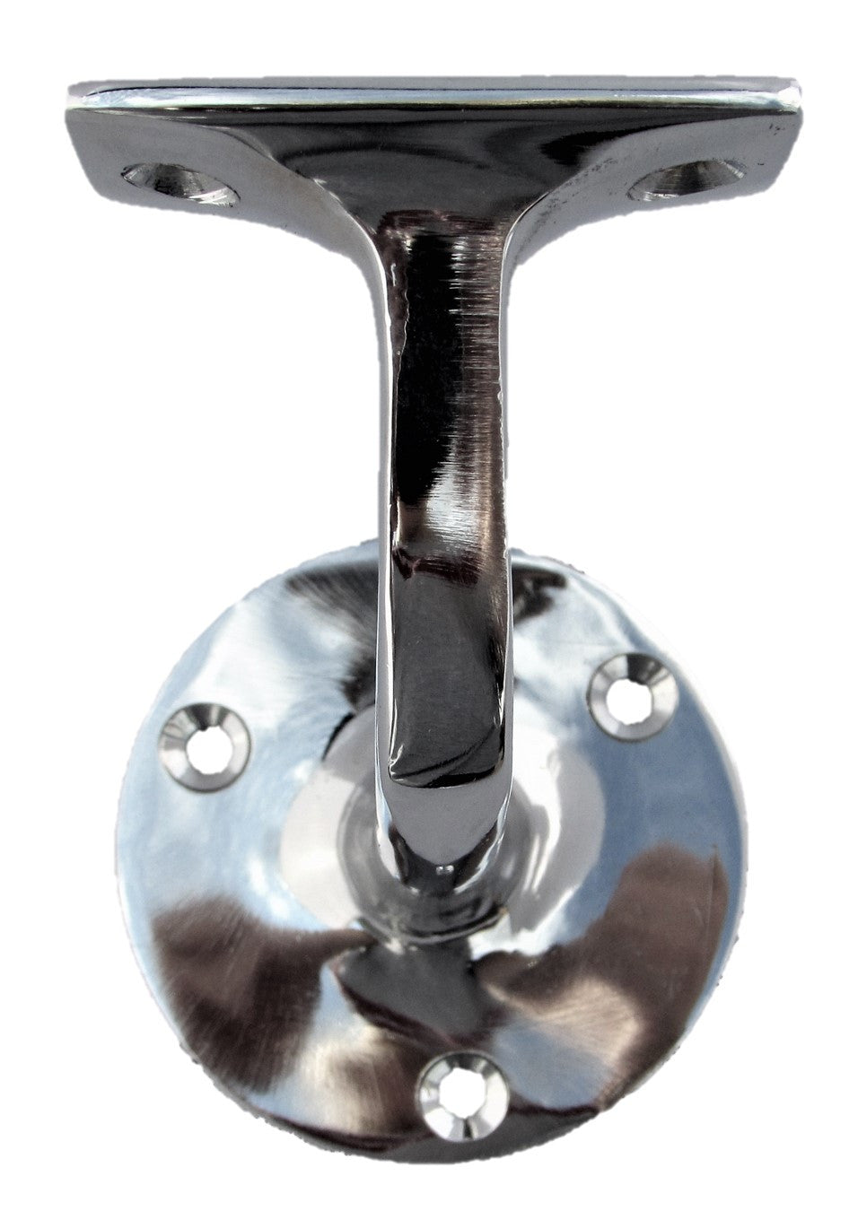 2-5 Chrome Handrail Bannister Support Stair Rail Bracket Fixing Wall Mounted D1