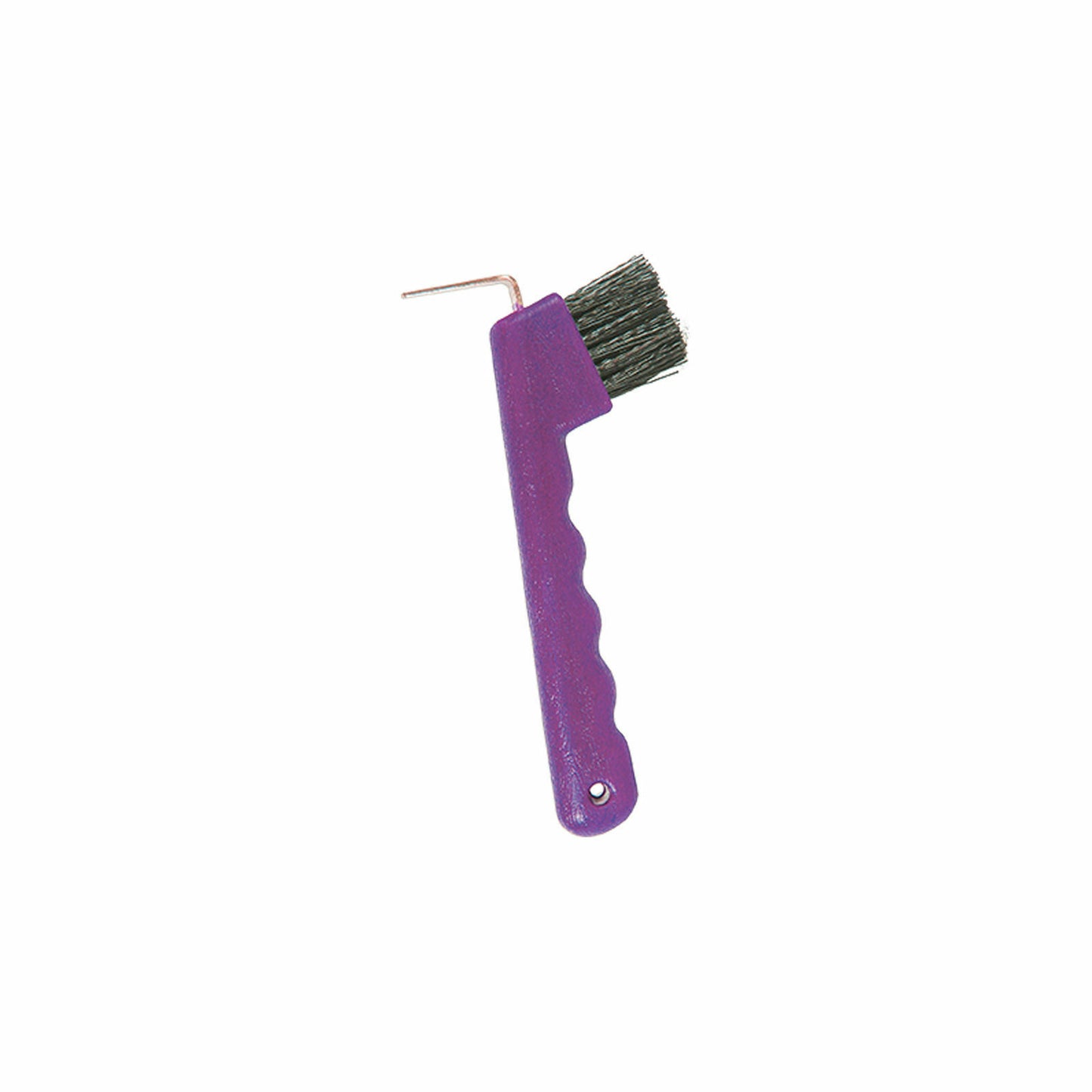 Perry Equestrian Hoof Pick With Brush & Wave Grip Handle Horse Pony D1