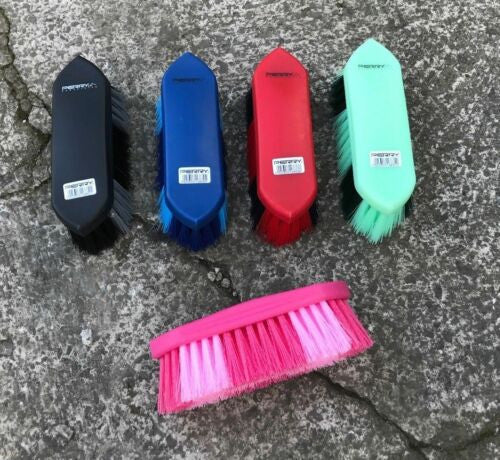 Perry Equestrian 40mm Bristle Grooming Colourful Dandy Brushes Horse Pony D1