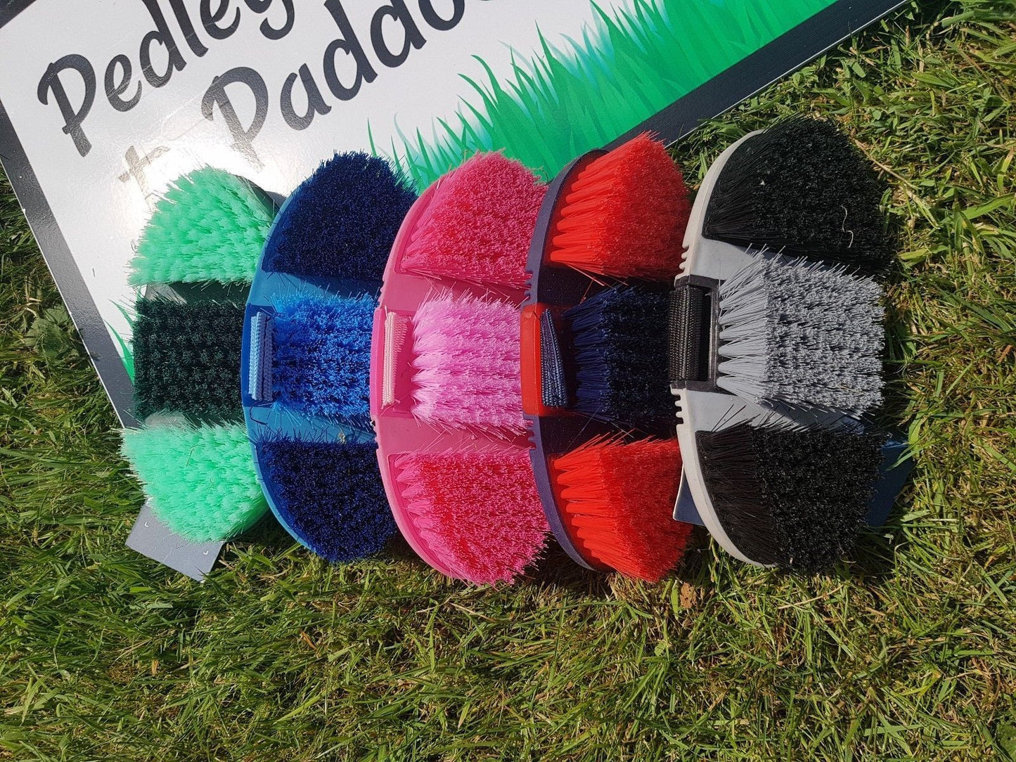 Perry Equestrian Ergonomic Flexible Body Brush Horse Pony Grooming Brush Pet D3