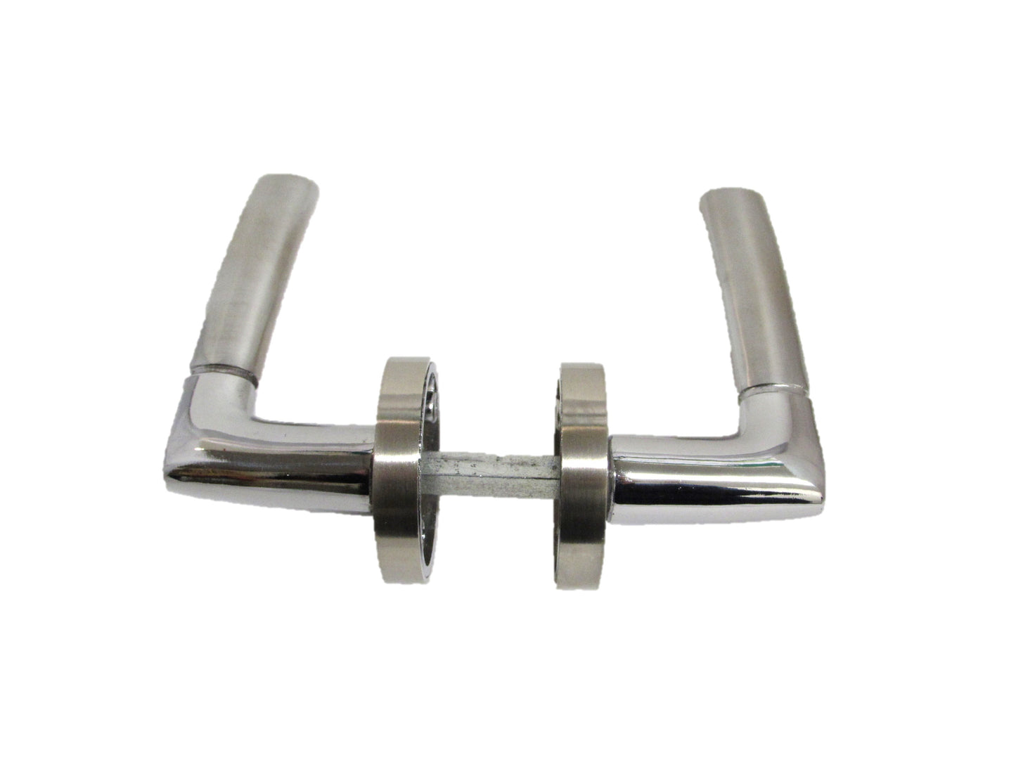 Multipack Indiana Style Chrome Satin Nickle Finish Latch Door Handle Round Rose