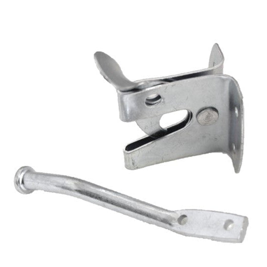 AUTO GATE LATCH CATCH GARDEN YARD GATE DOOR LOCK - GALVANISED FINISH