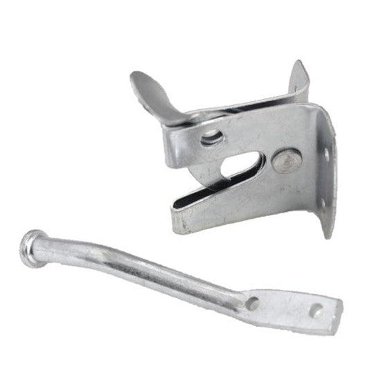 AUTO GATE LATCH CATCH GARDEN YARD GATE DOOR LOCK - GALVANISED FINISH