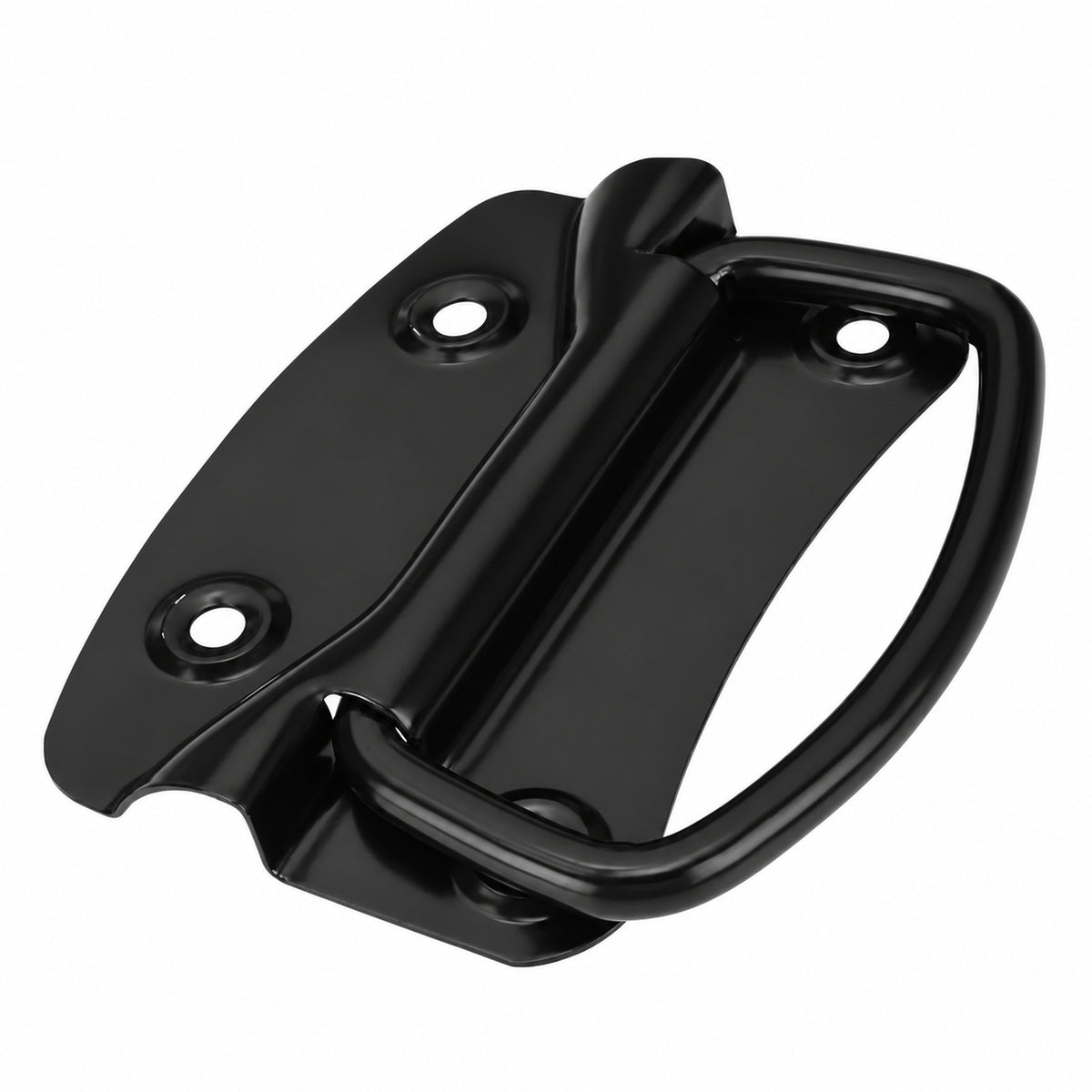 Black Steel Chest Pull Handle 100mm product image 1