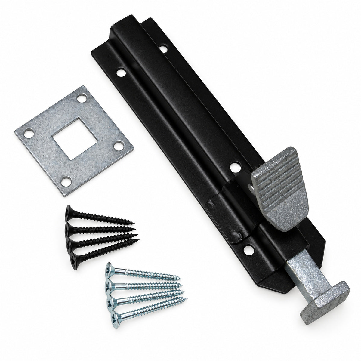 Heavy Duty Black Foot Bolt 200mm product image 1