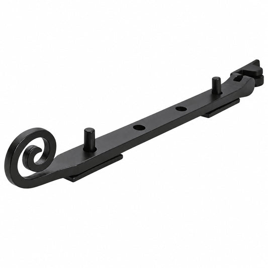 Black Casement Stay and Locking Fastener 250mm product image 1
