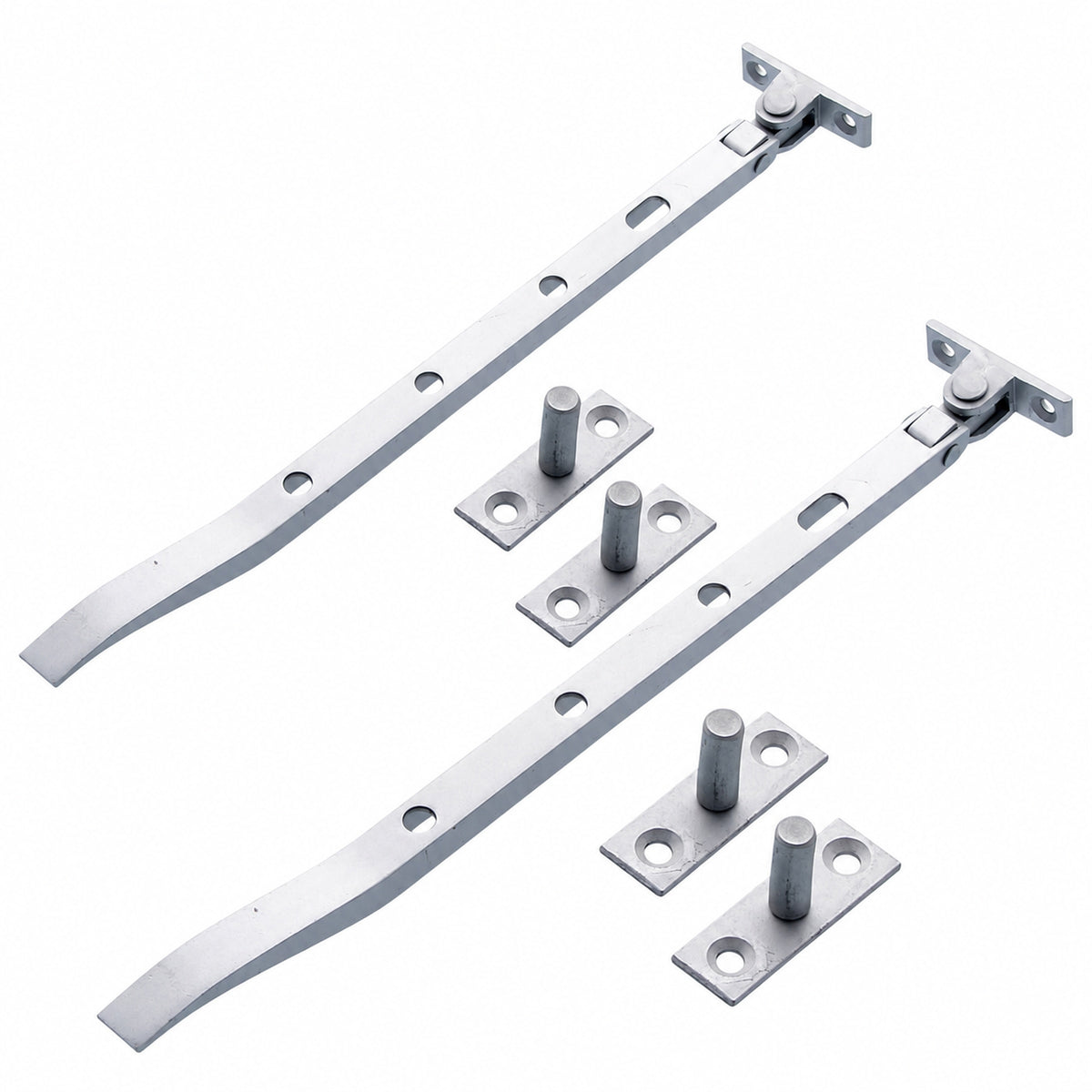 Satin Anodised Aluminium Casement Stay product image 1