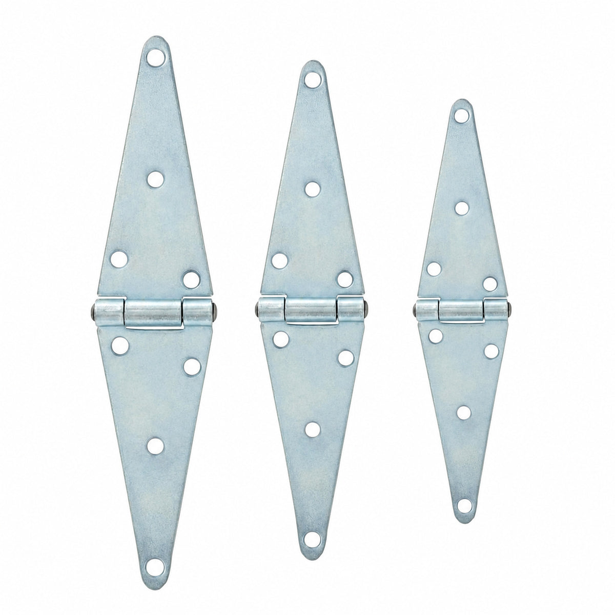 Bright Zinc Plated Strap Hinges Pair product image 1