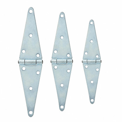 Bright Zinc Plated Strap Hinges Pair product image 1