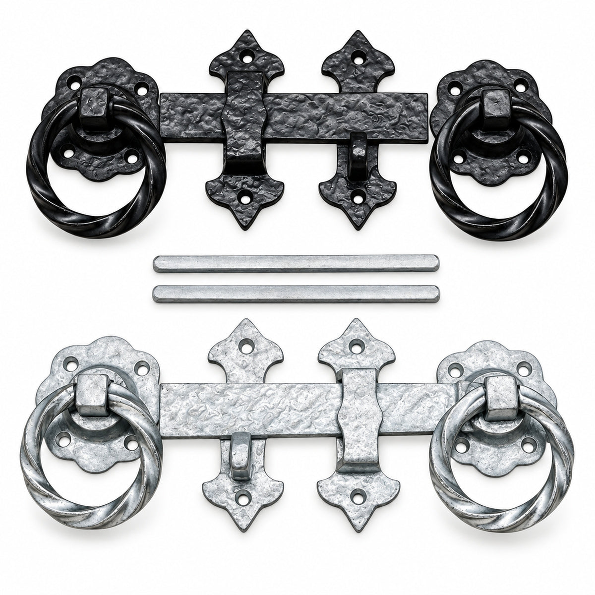 Ornamental Twisted Ring Gate Latch product image 1