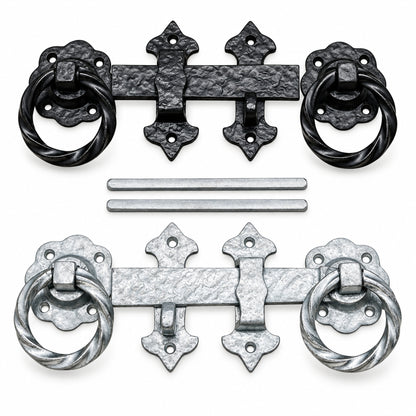 Ornamental Twisted Ring Gate Latch product image 1