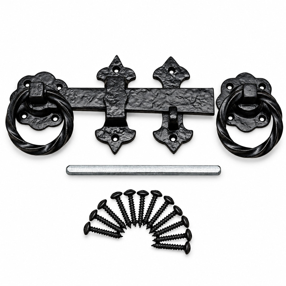 Ornamental Twisted Ring Gate Latch product image 2