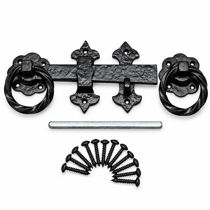 Ornamental Twisted Ring Gate Latch product image 2