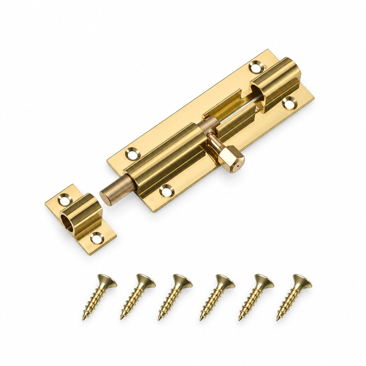 Solid Brass Straight Tower Bolt product image 2