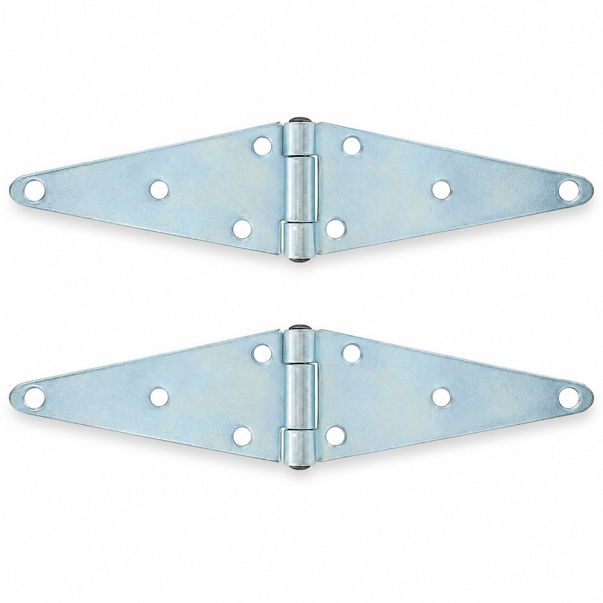 Bright Zinc Plated Strap Hinges Pair product image 2