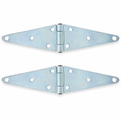 Bright Zinc Plated Strap Hinges Pair product image 2