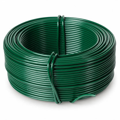 Green PVC Coated Galvanised Tension Wire 30m 0.5kg product image 2