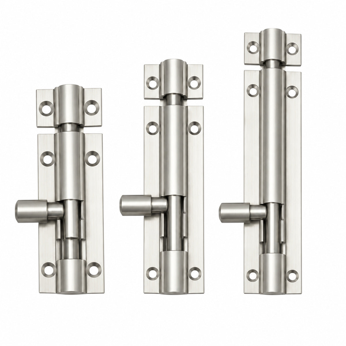 Satin Anodised Aluminium Straight Tower Bolt product image 2