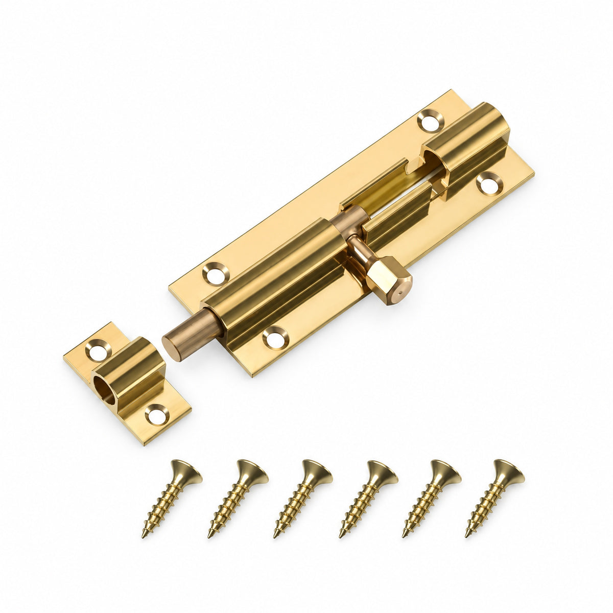 Solid Brass Straight Tower Bolt product image 3