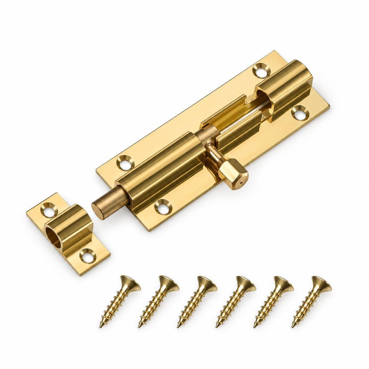 Solid Brass Straight Tower Bolt product image 4