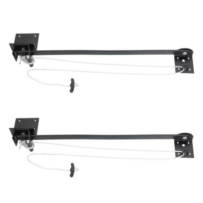 Senior Reliance Door Holder 610mm 24 inch Black - Pair