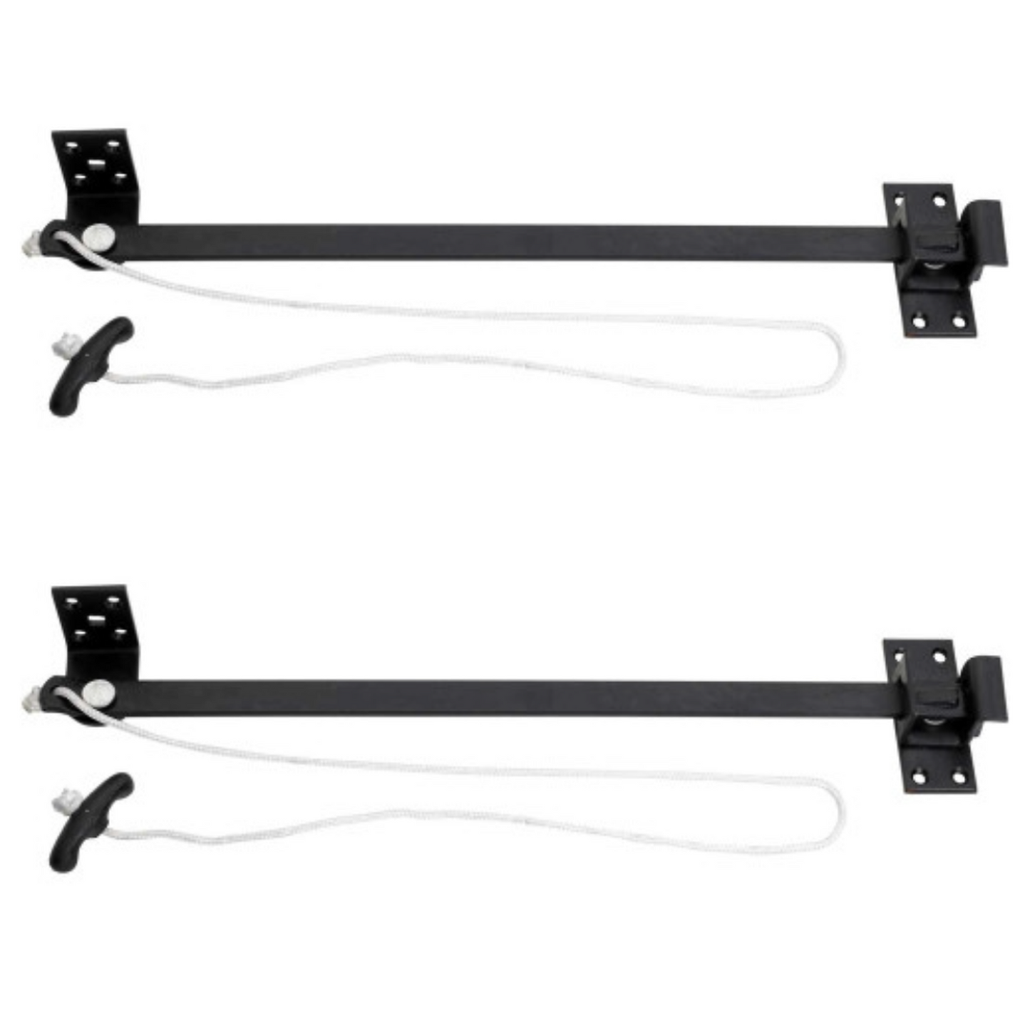 Junior Reliance Door Holder 380mm 15 inch Black - Pair