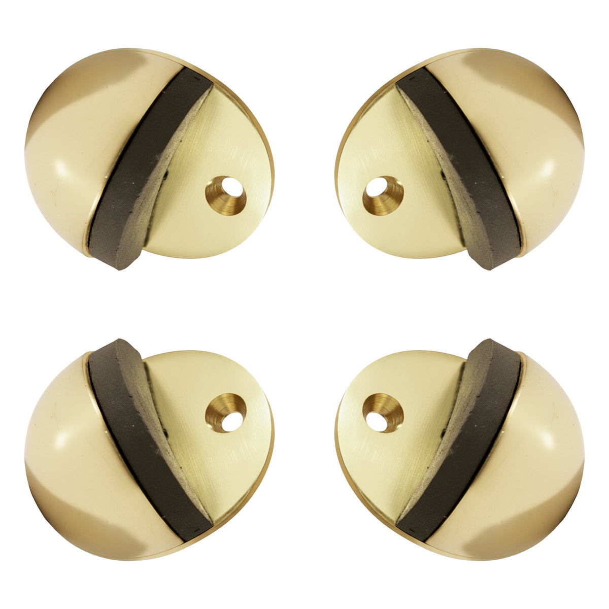 Marketplace JPG companion for Oval Door Stop Brass Floor-Mounted Rubber Door Stop to Protect Walls