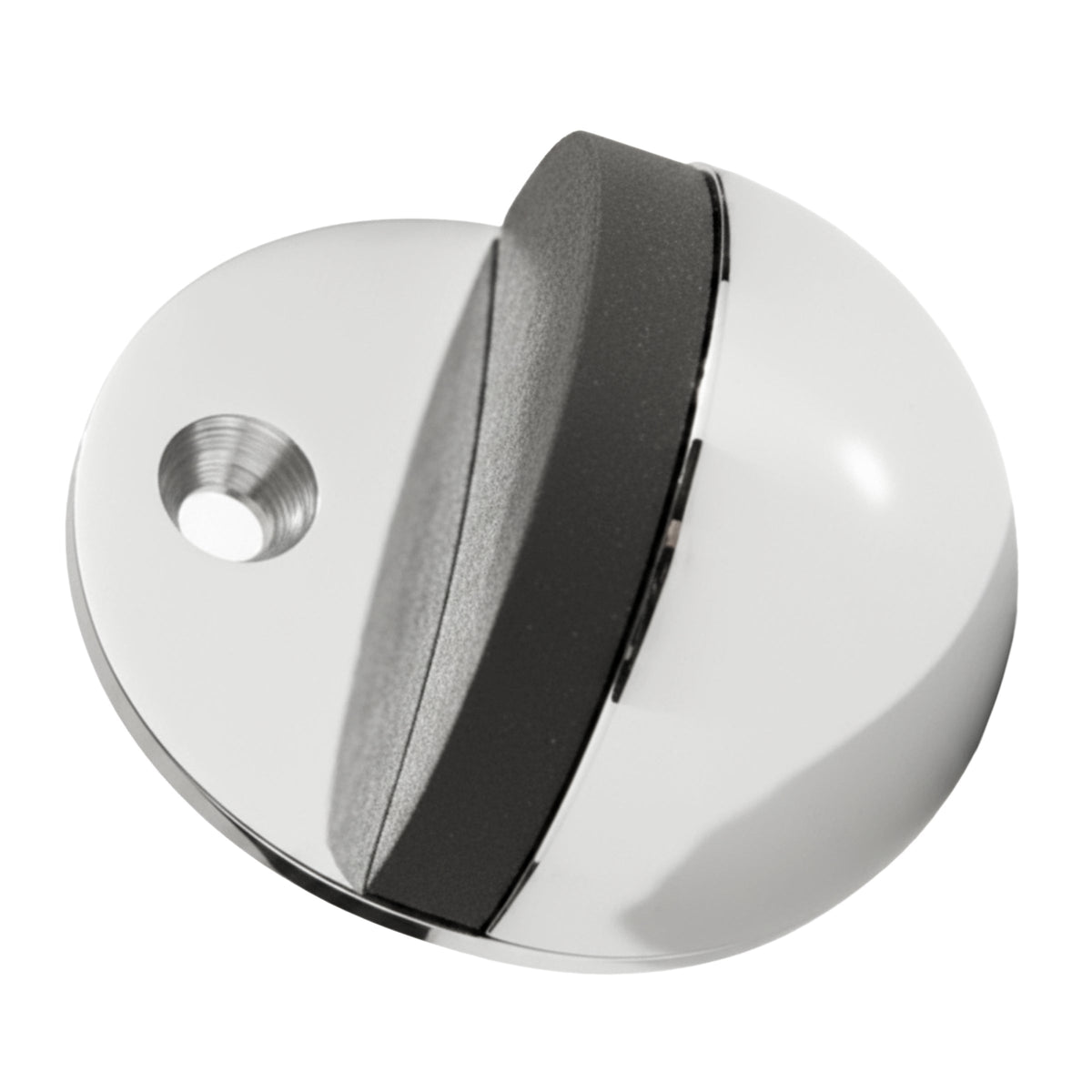 Marketplace JPG companion for Oval Door Stop Polished Chrome Floor-Mounted Rubber Door Stop to Protect Walls