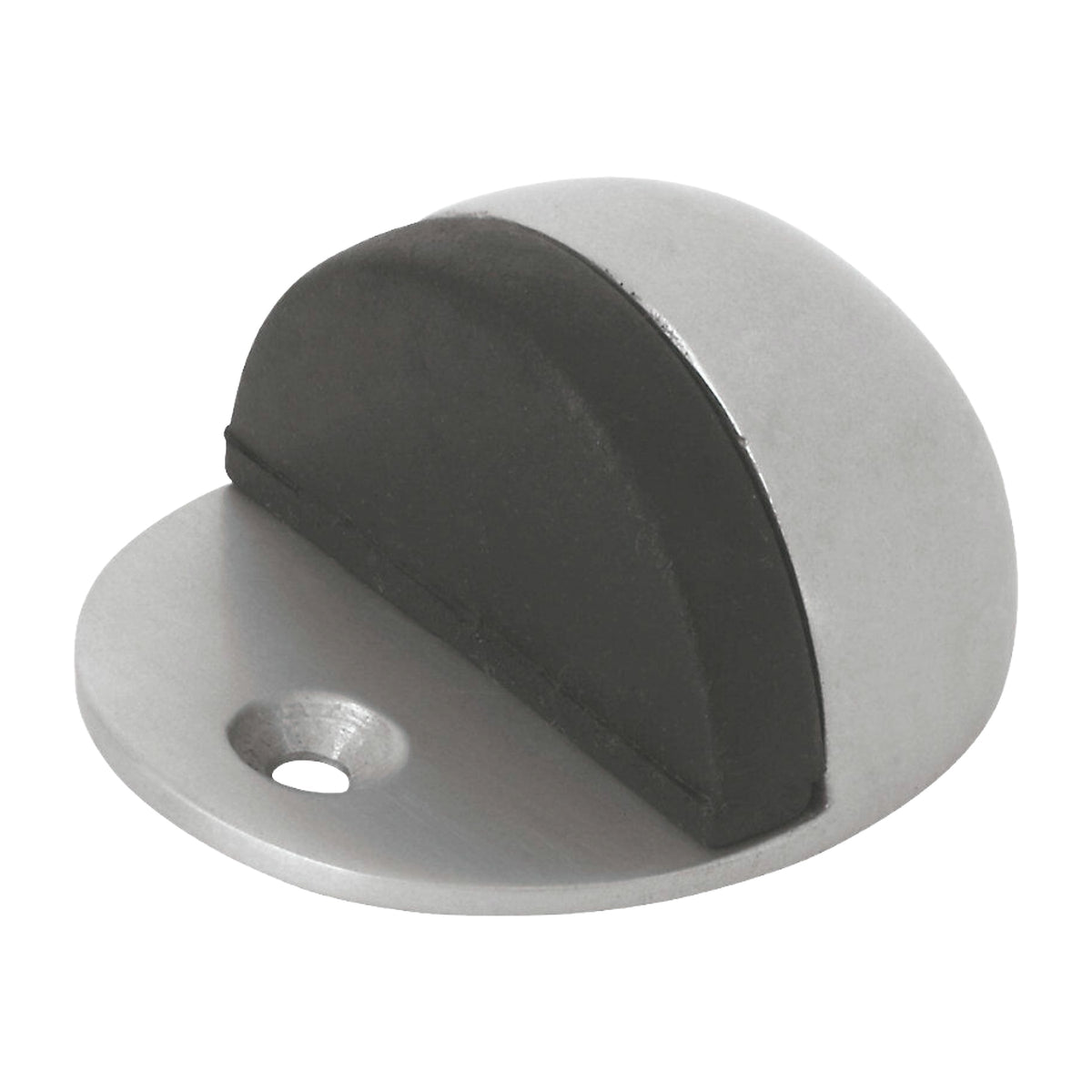 Marketplace JPG companion for Oval Door Stop Satin Nickel Floor-Mounted Rubber Door Stop to Protect Walls