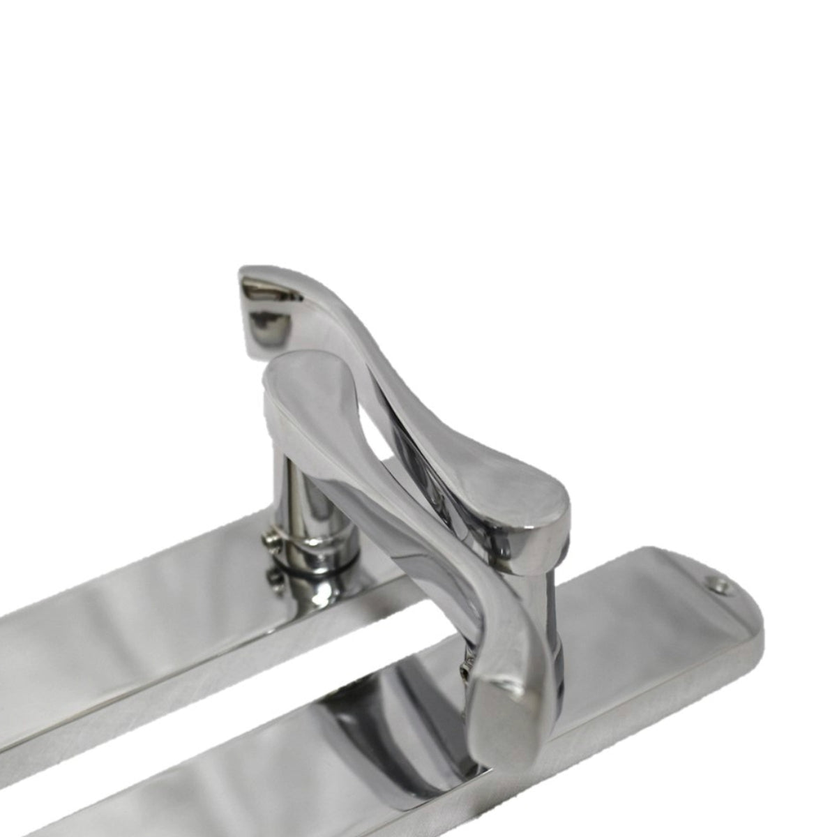 Marketplace JPG companion for Cadenza Door Handles on Backplate Chrome Scroll Tubular Latch Set